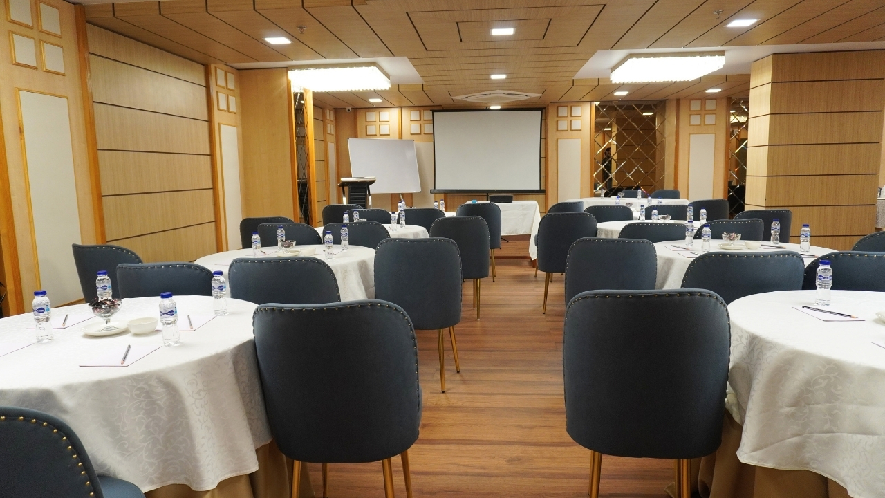 Corporate conference setup
